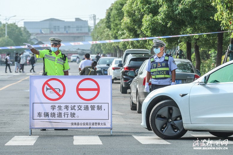 縣公安局保障高考順利進行